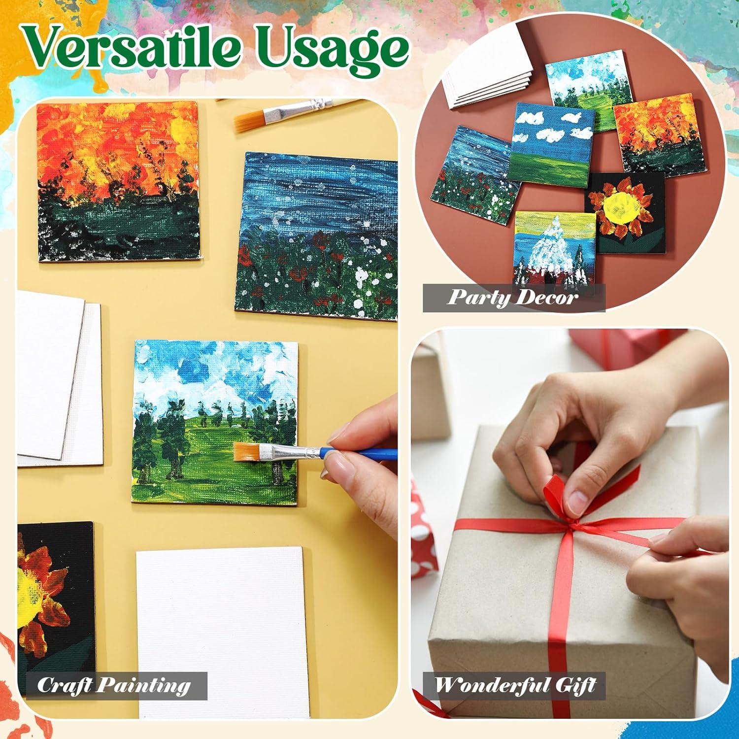 Supervitae 15 Paneles de Lienzo Magnéticos 6.35x6.35 cm Blanco