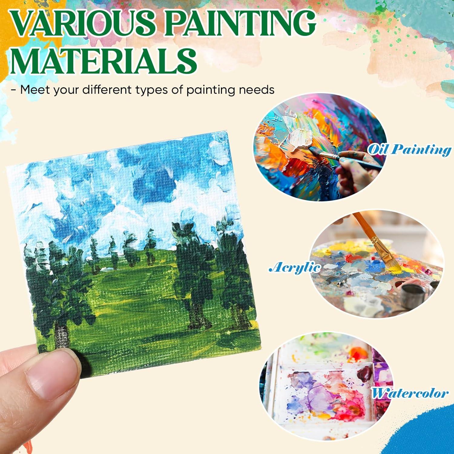 Supervitae 15 Paneles de Lienzo Magnéticos 6.35x6.35 cm Blanco