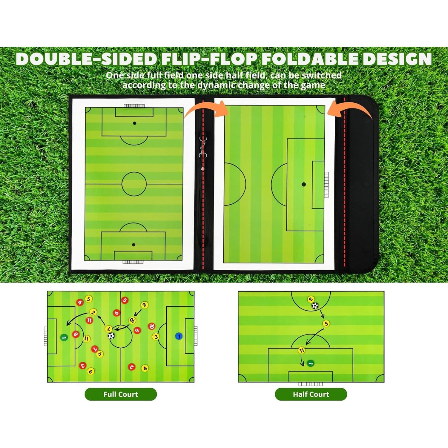 Clipboard Táctico de Fútbol YCConcept con Pizarra Magnética