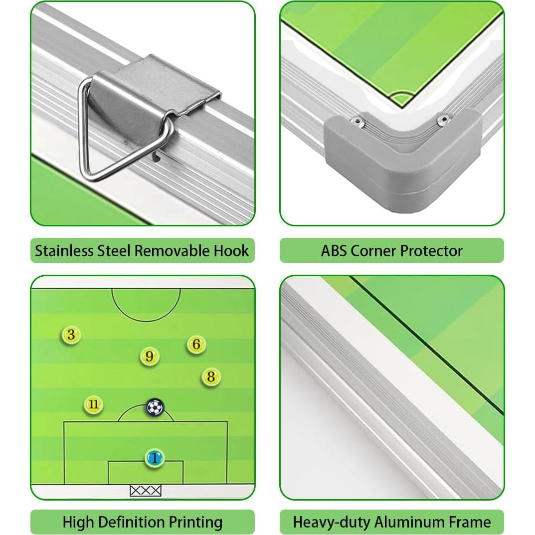 Tablero de Entrenamiento de Fútbol Magnético Nuburbur 43x30 cm