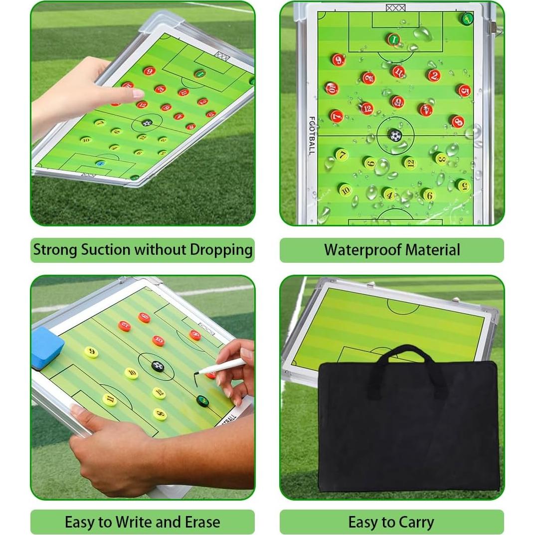 Tablero de Entrenamiento de Fútbol Magnético Nuburbur 43x30 cm