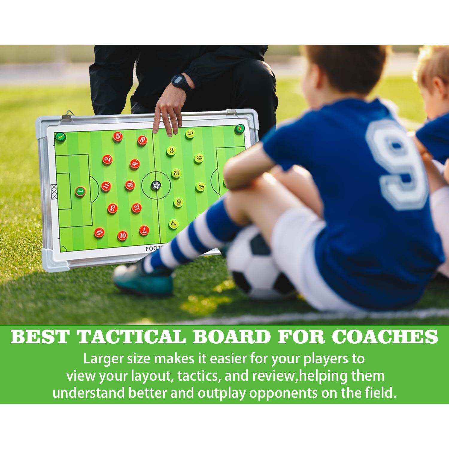 Tablero de Entrenamiento de Fútbol Magnético Nuburbur 43x30 cm