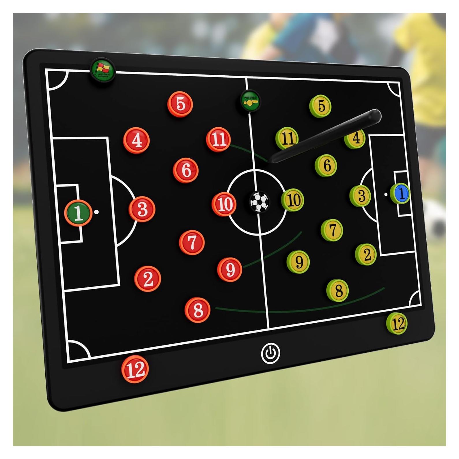 Tablero de Entrenamiento de Fútbol Chen's Cat 16" LCD Magnético