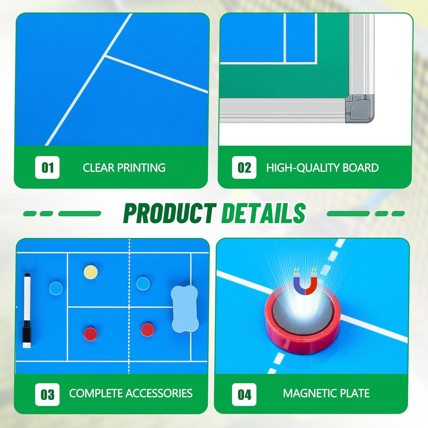 Tablero Magnético de Borrado en Seco Honoson 30x45 cm Tenis