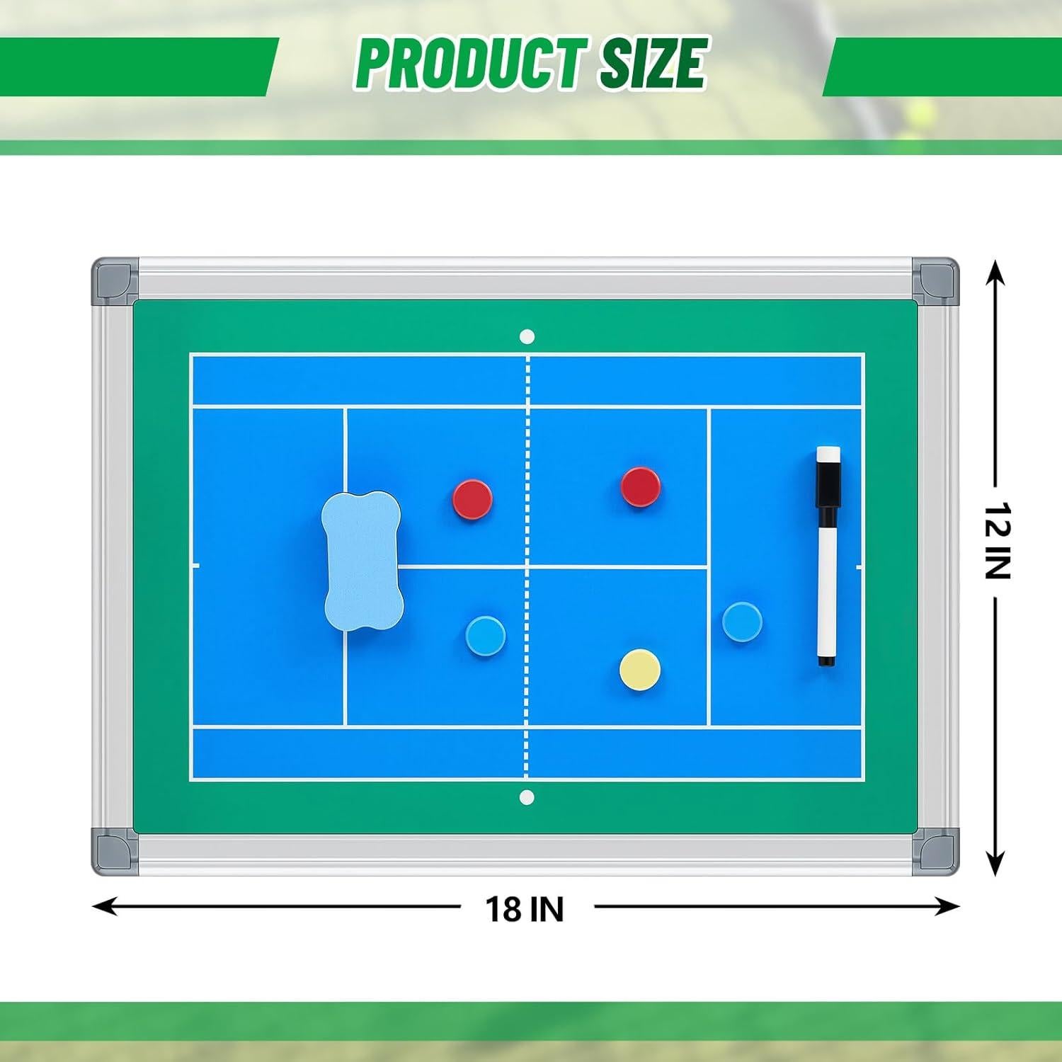 Tablero Magnético de Borrado en Seco Honoson 30x45 cm Tenis