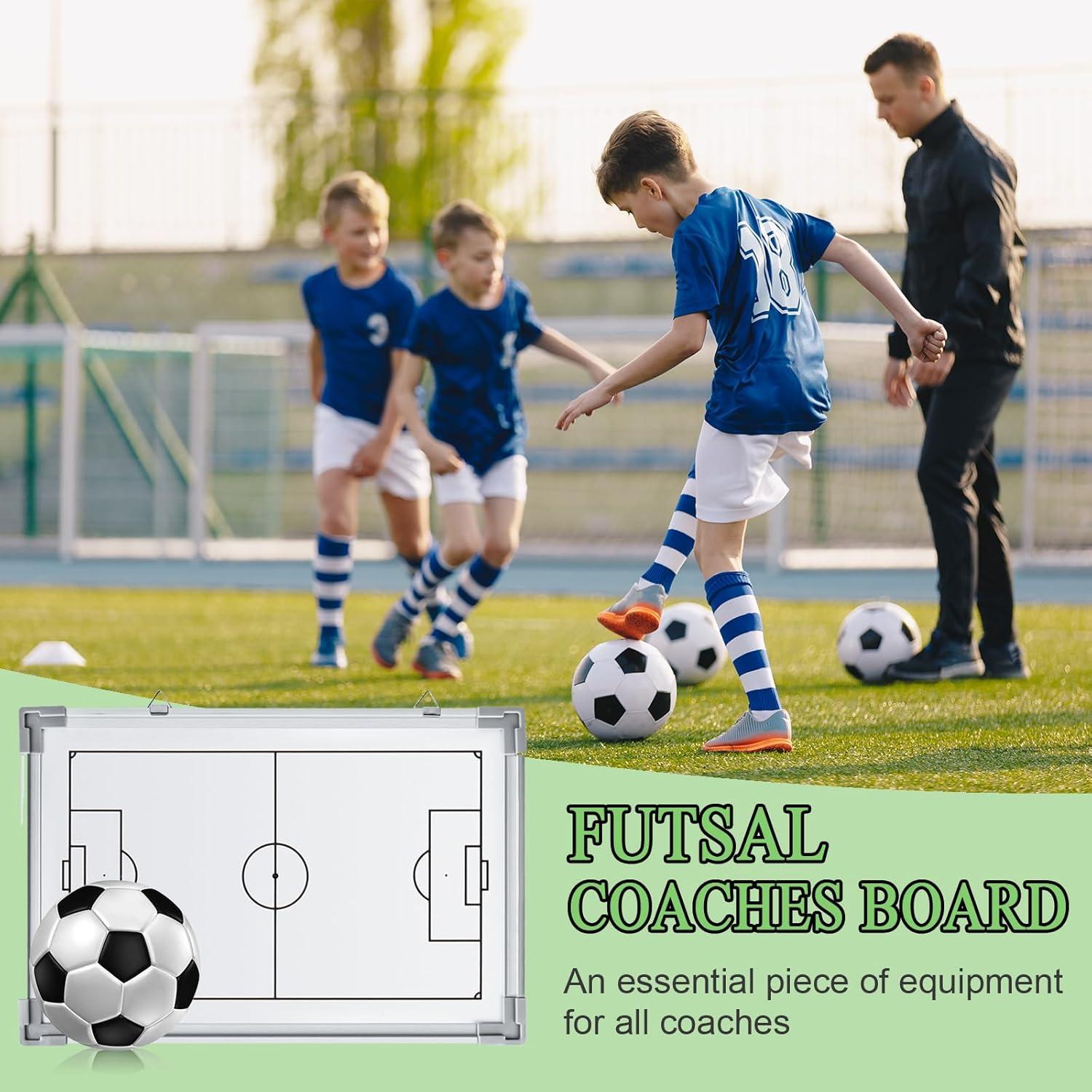 Pizarra de Fútbol Joyeee Doble Cara Impermeable 43x30.5cm