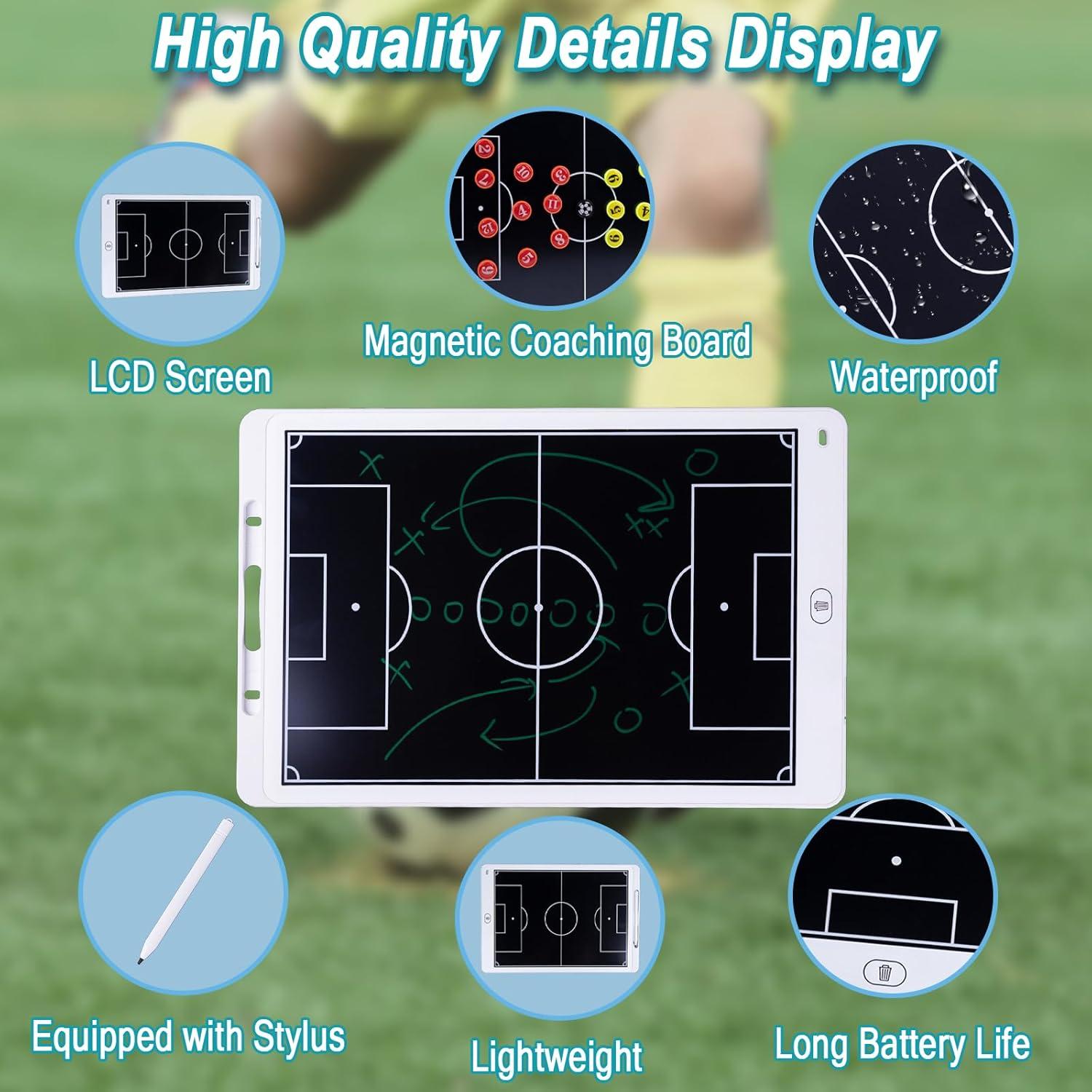 Tablero de Entrenamiento de Fútbol WodGod 16" Magnético LCD