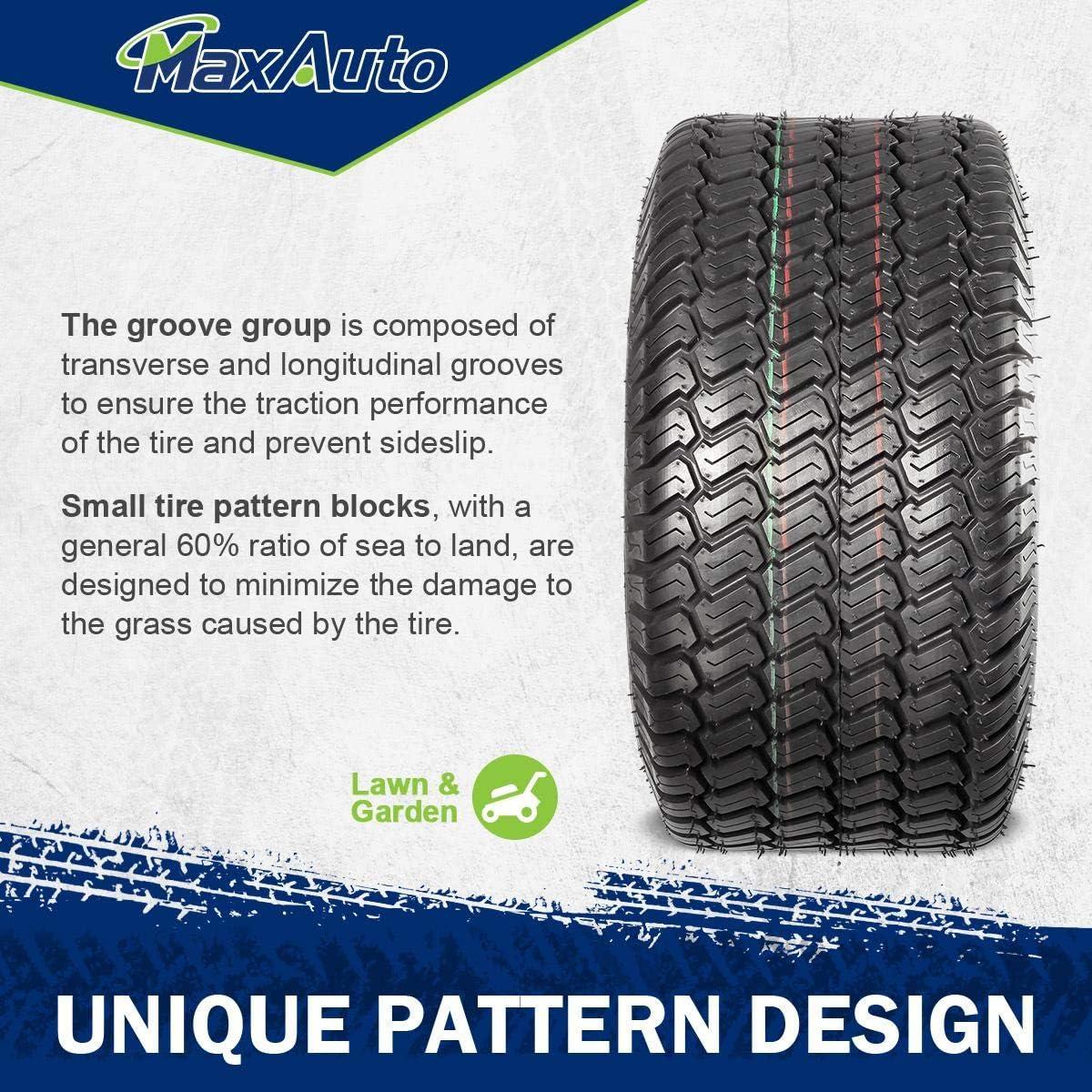 Neumáticos MaxAuto 18x8.50-8 Sin Cámara para Cortacésped