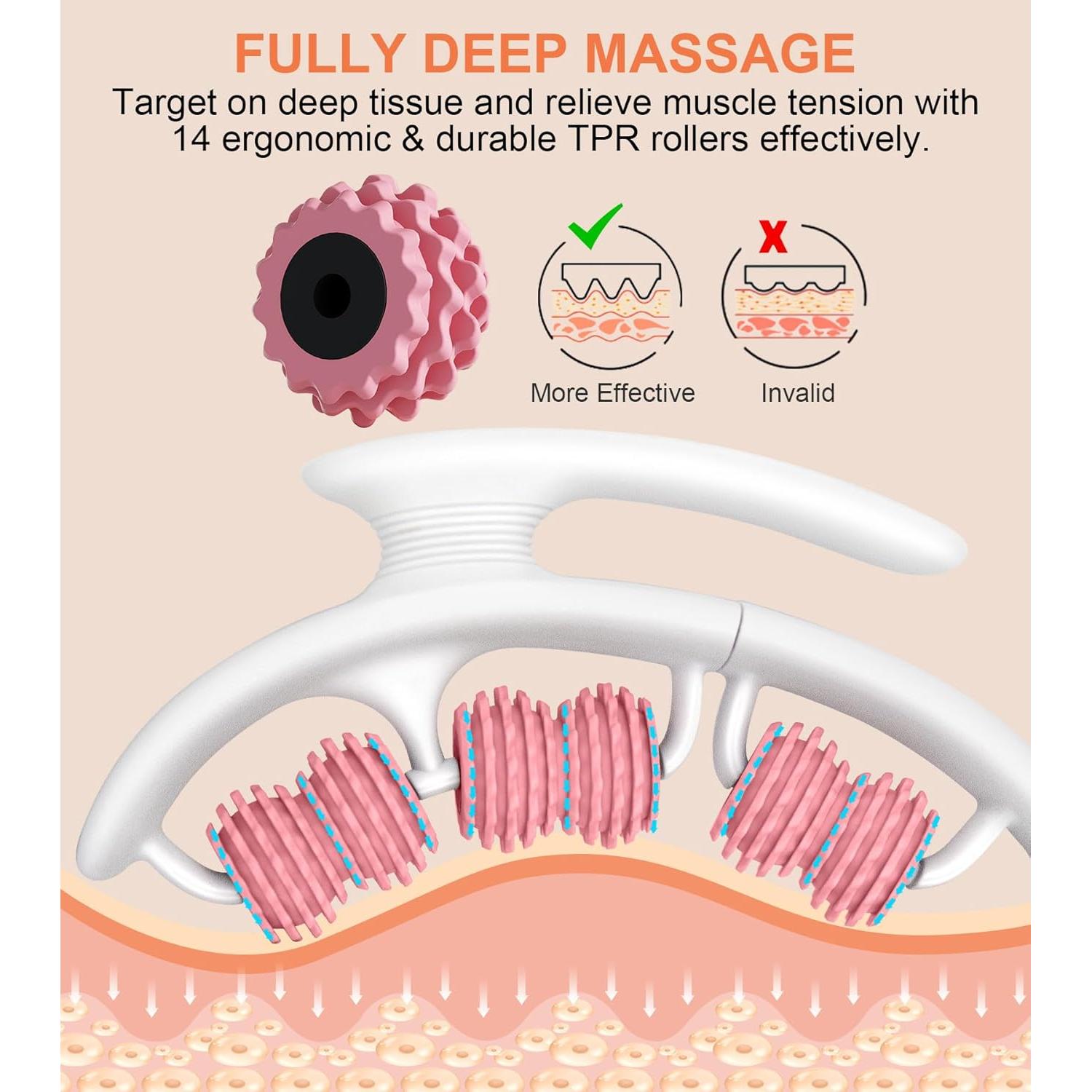 Rodillo de Masaje KESHWELL para Tejido Profundo 25cm
