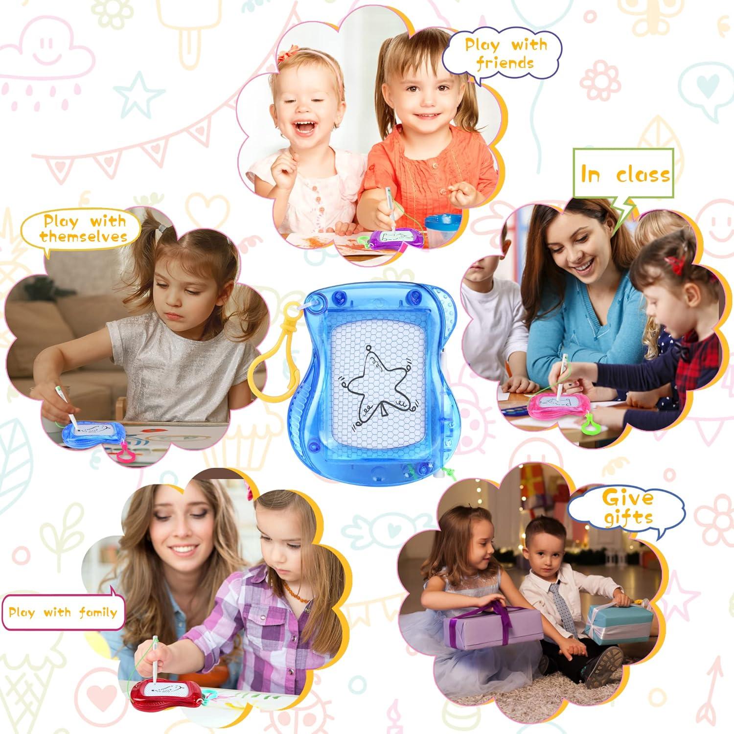 Paquete de 16 Tableros de Dibujo Magnético Pnsicei 20x17cm