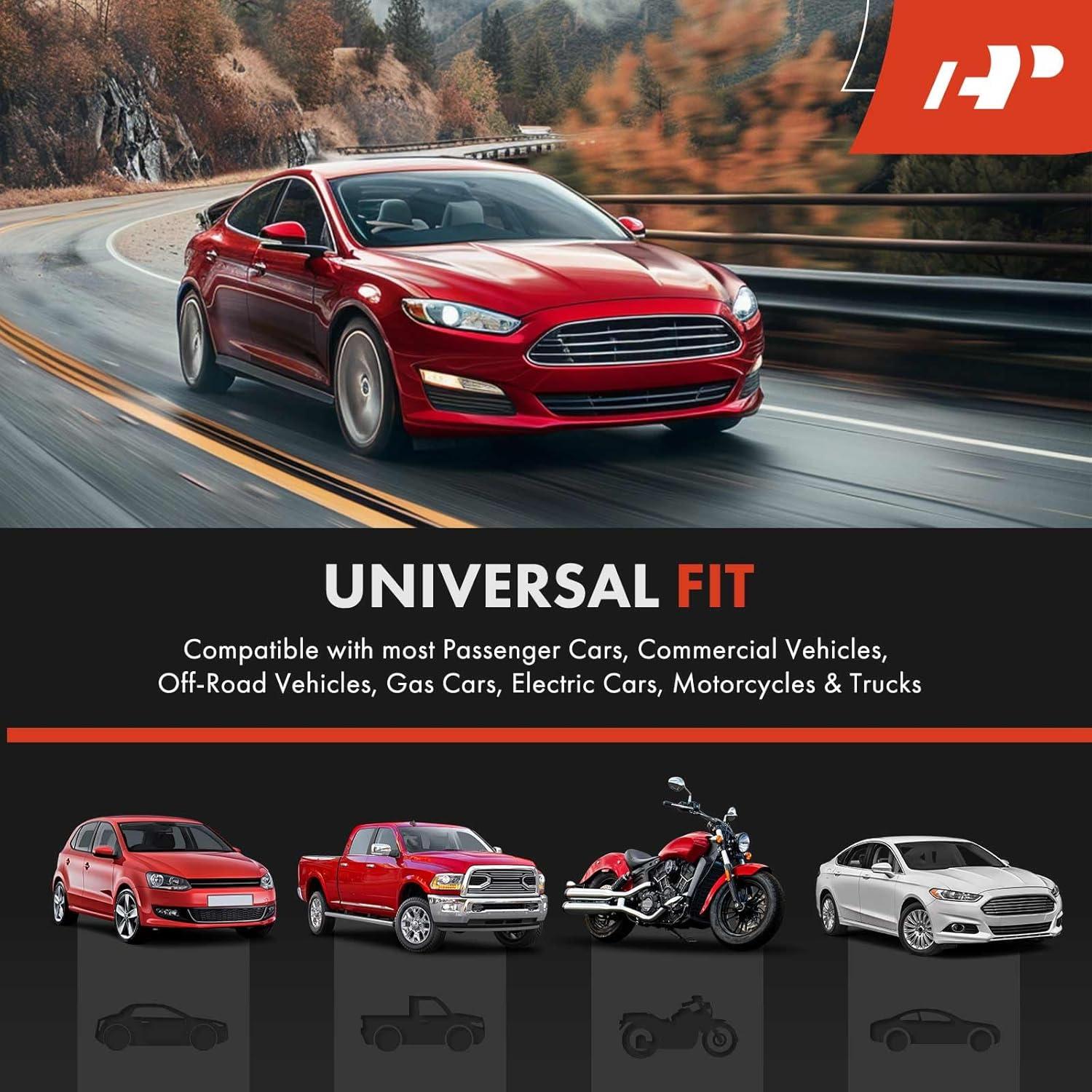 Claxon Eléctrico Doble Cuerno A-Premium 12V 110dB 80mm