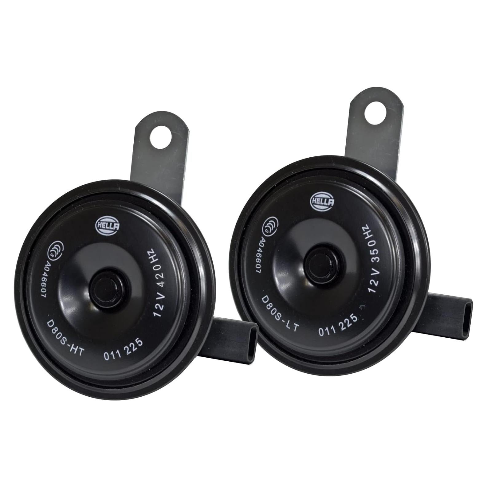 Claxon de Disco Hella 011225881 Negro 12V para Toyota