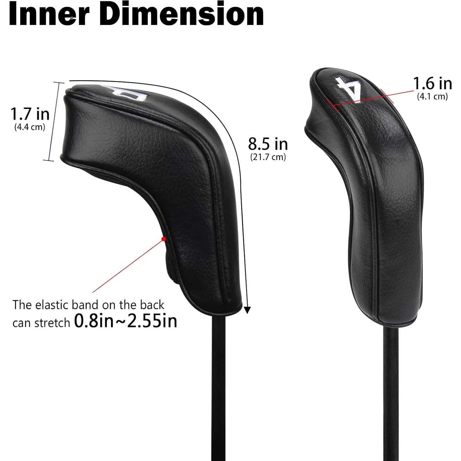 Cubiertas de Cabeza de Hierro Híbrido Big Teeth 9 Pzs