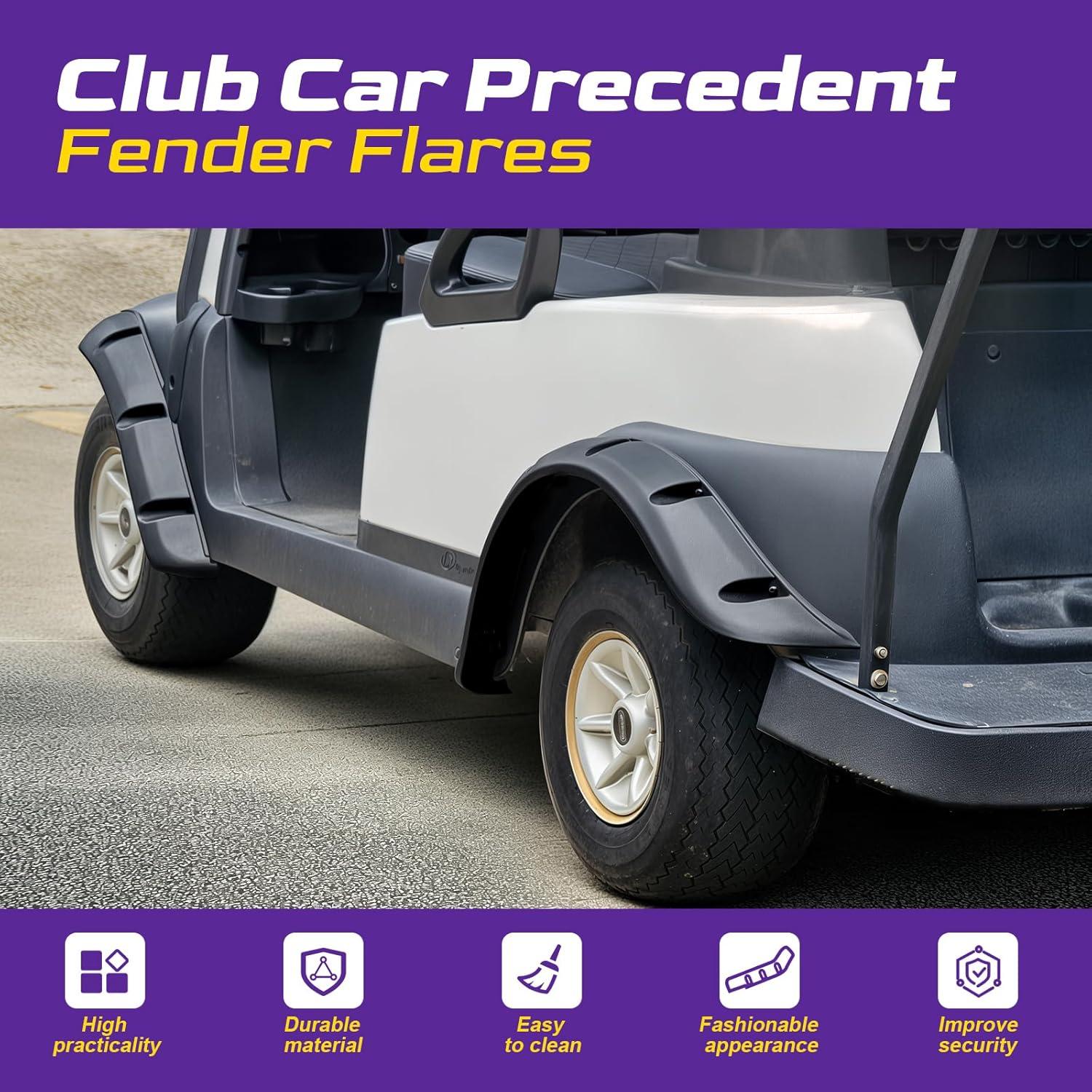Guardabarros Club Car Precedent 2004-Actualidad - Negro ABS