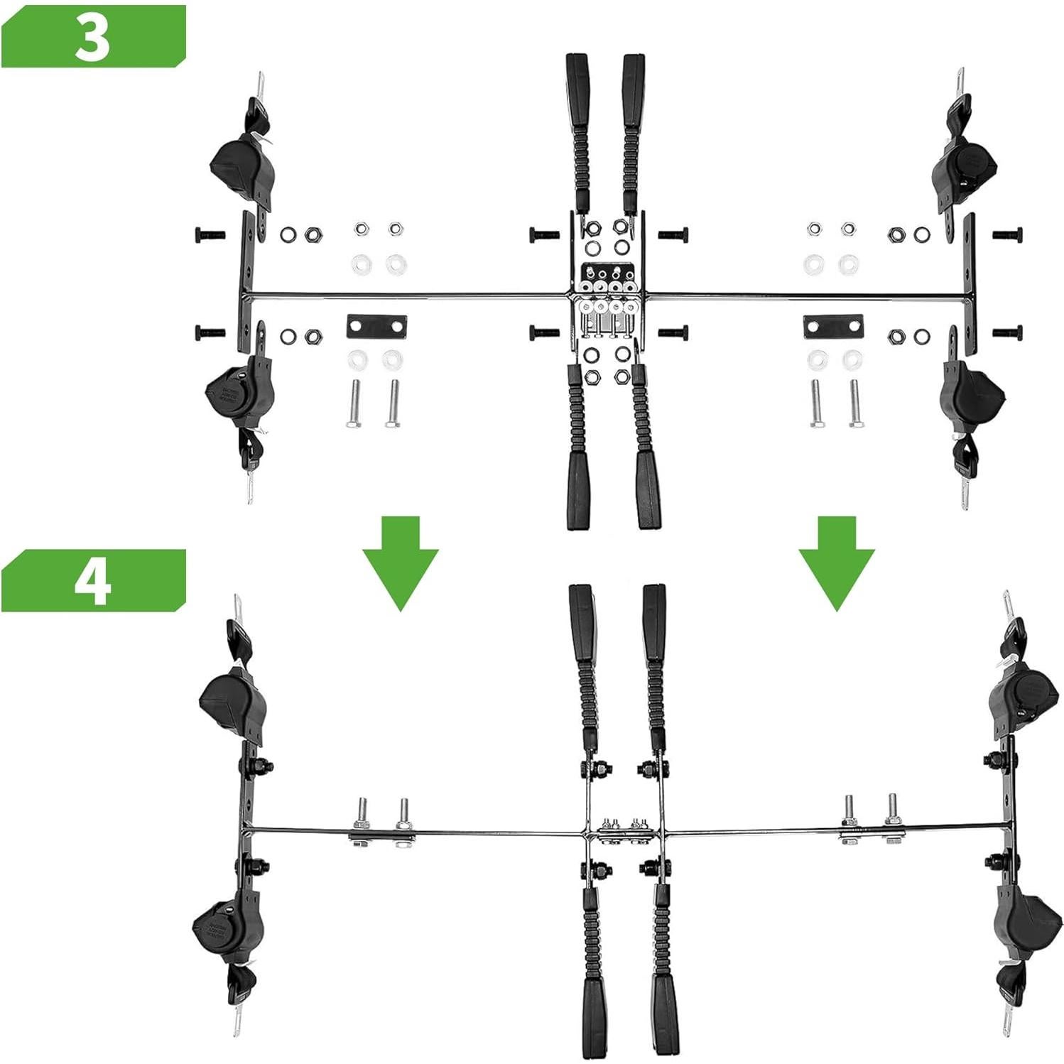 Kit de Cinturones de Seguridad 10L0L para Carro de Golf 4 Pasajeros