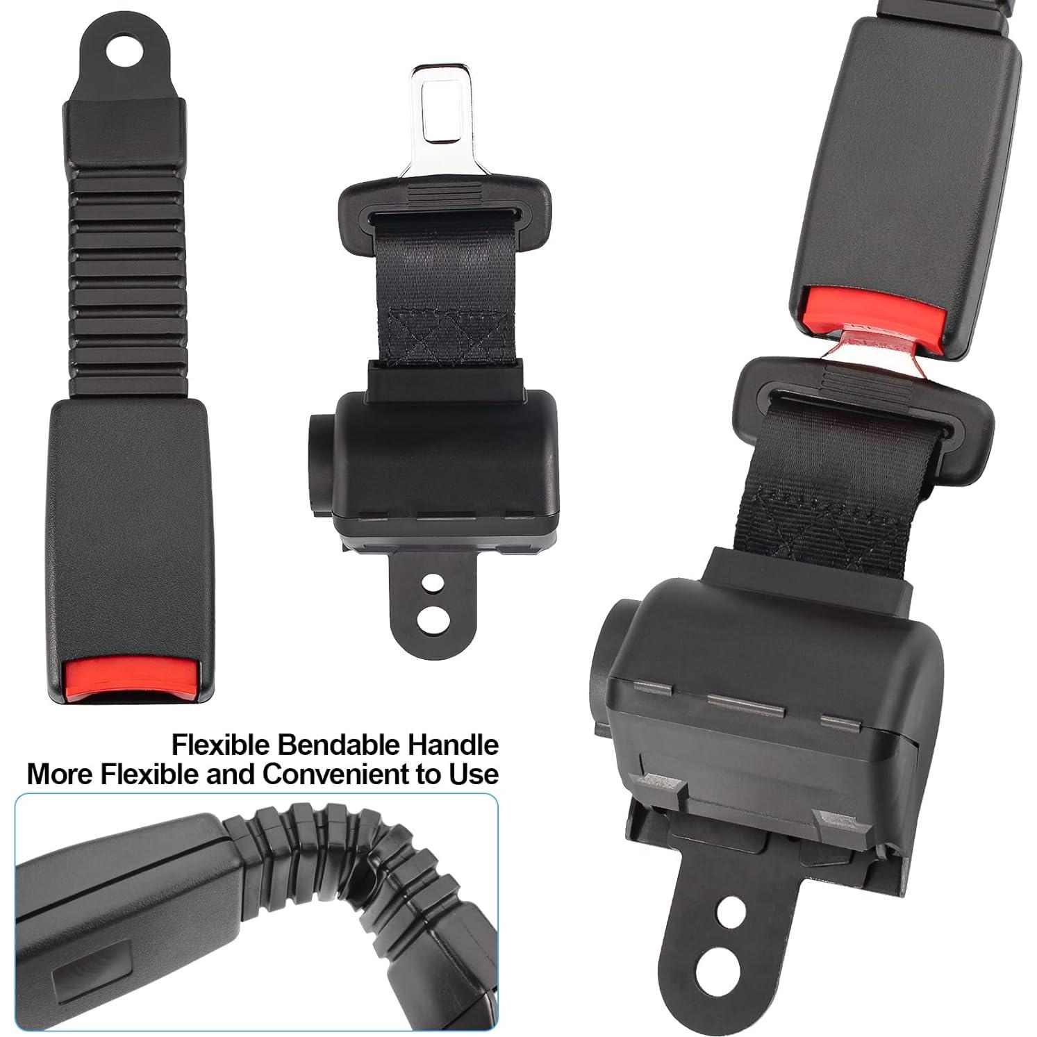 Kit de Cinturones de Seguridad Retráctiles Dewkake para Carritos de Golf