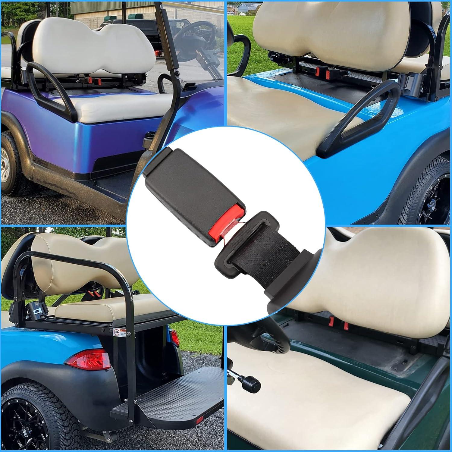 Kit de Cinturones de Seguridad Retráctiles Dewkake para Carritos de Golf