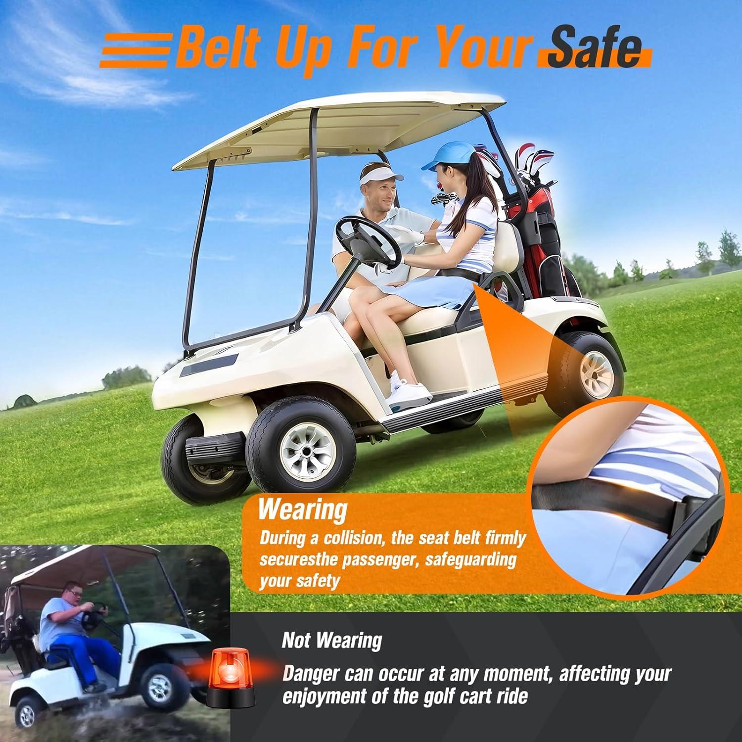 Kit de 4 Cinturones de Seguridad Retráctiles GODCTSUP 106.68 cm