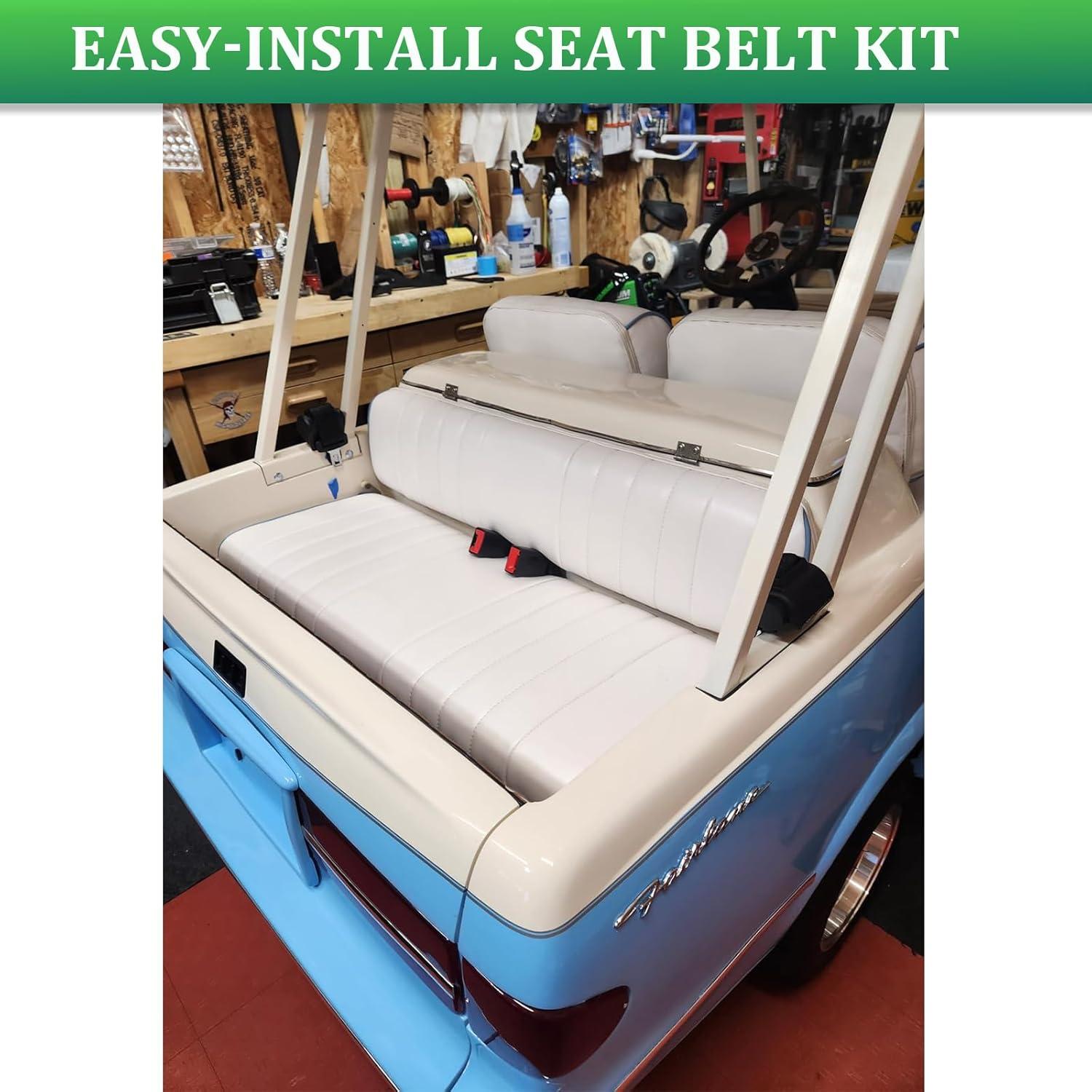 Kit de Cinturones de Seguridad Retráctiles Podoy - 2 Unidades, 106.68 cm