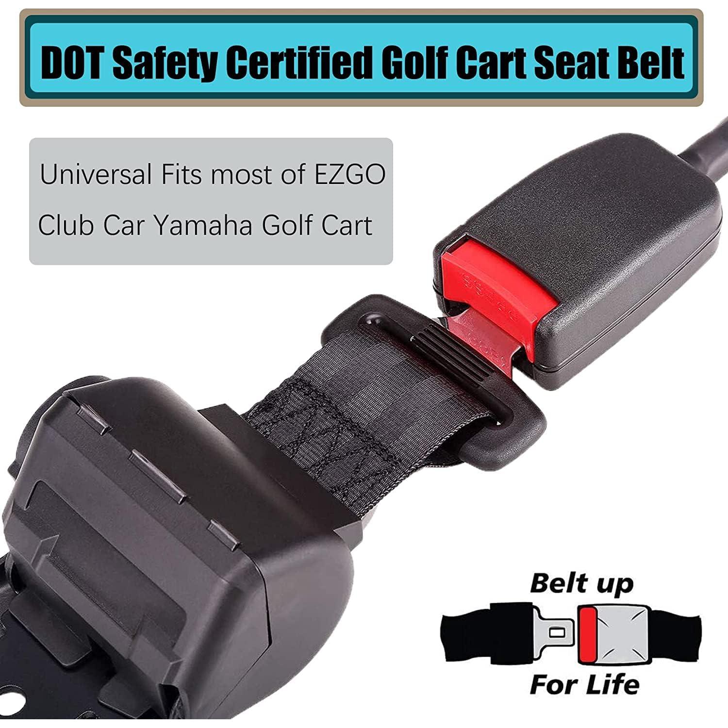 Kit Cinturones de Seguridad 10L0L para Carro de Golf 4 Pasajeros