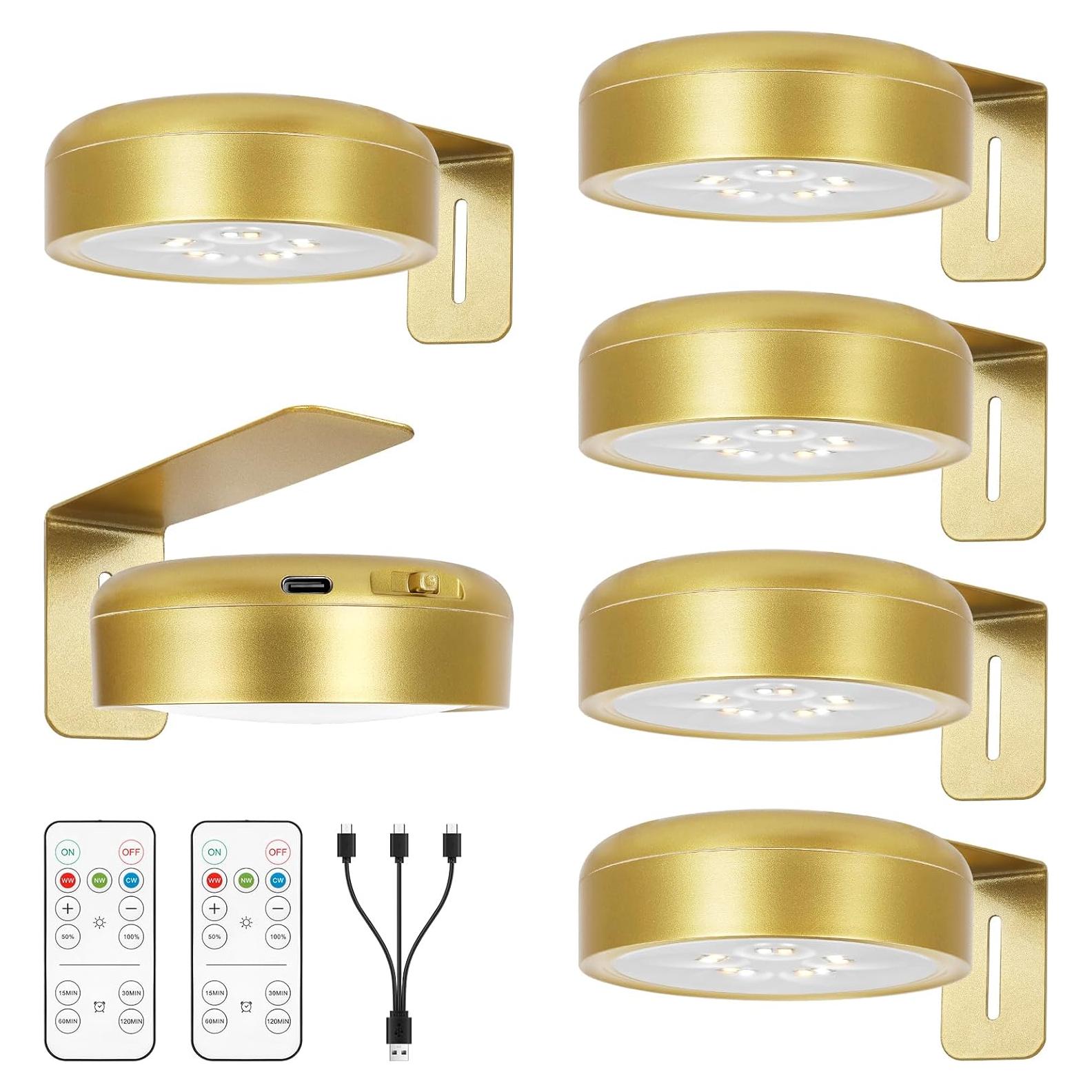 Luz de Pared LED Recargable Arixnks con Control Remoto 3 Modos