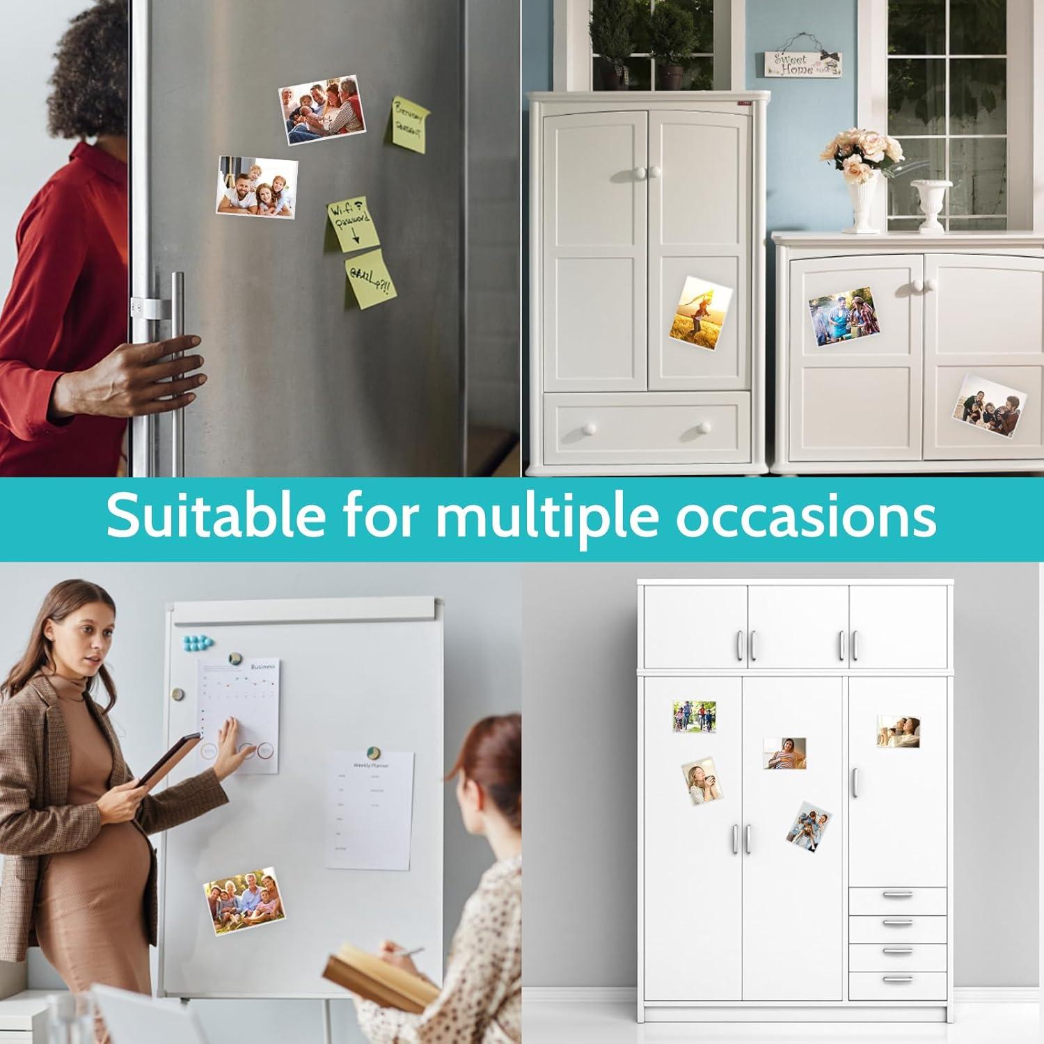 Marcos de Fotos Magnéticos vivinin 10x15 cm Paquete de 12