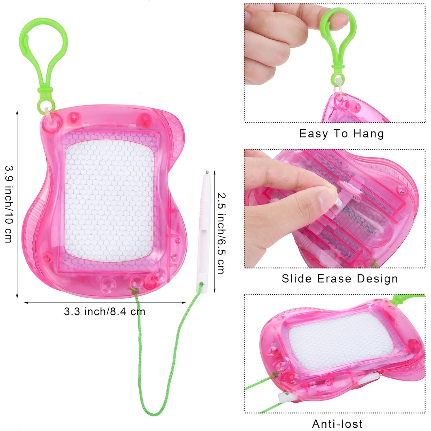 Set de Llaveros de Mini Tableros de Dibujo Elcoho 18 Piezas