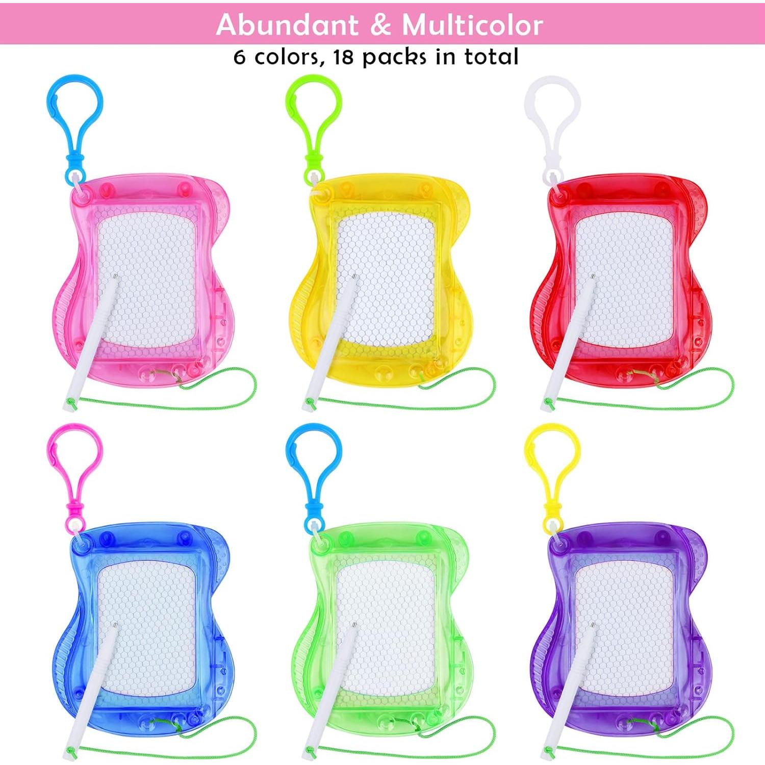 Set de Llaveros de Mini Tableros de Dibujo Elcoho 18 Piezas