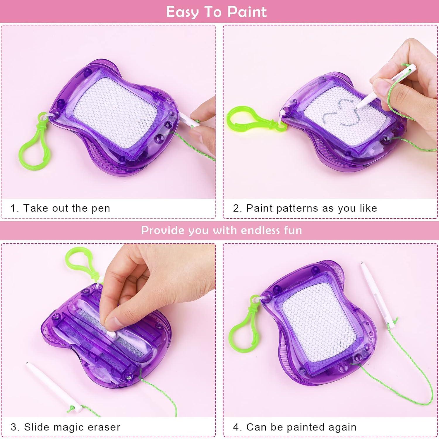 Set de Llaveros de Mini Tableros de Dibujo Elcoho 18 Piezas