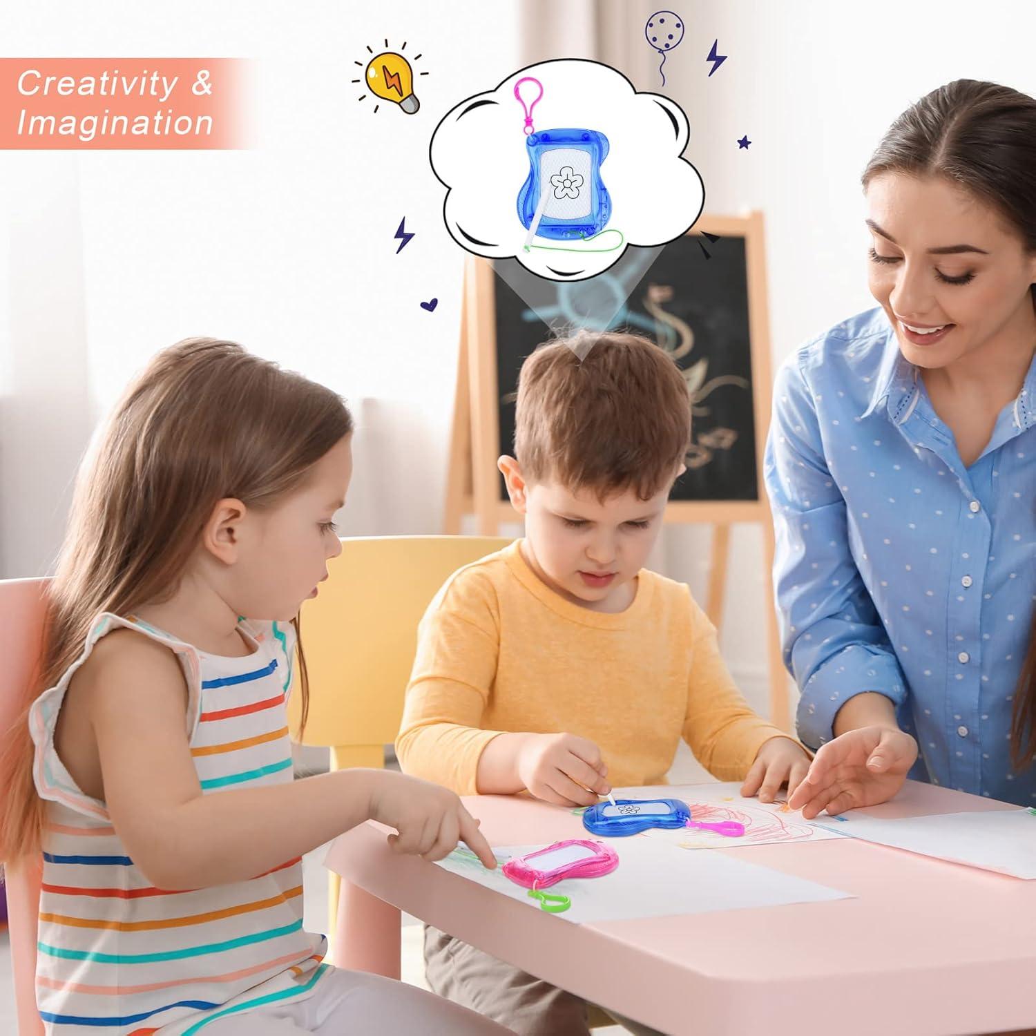 Set de Llaveros de Mini Tableros de Dibujo Elcoho 18 Piezas