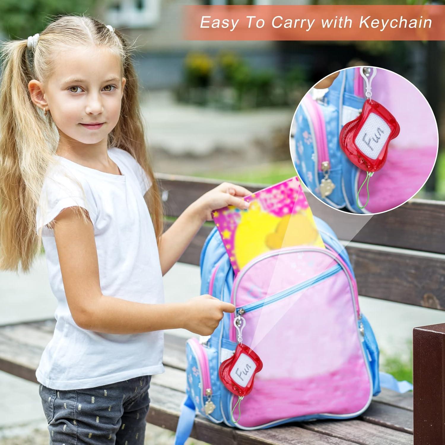 Set de Llaveros de Mini Tableros de Dibujo Elcoho 18 Piezas