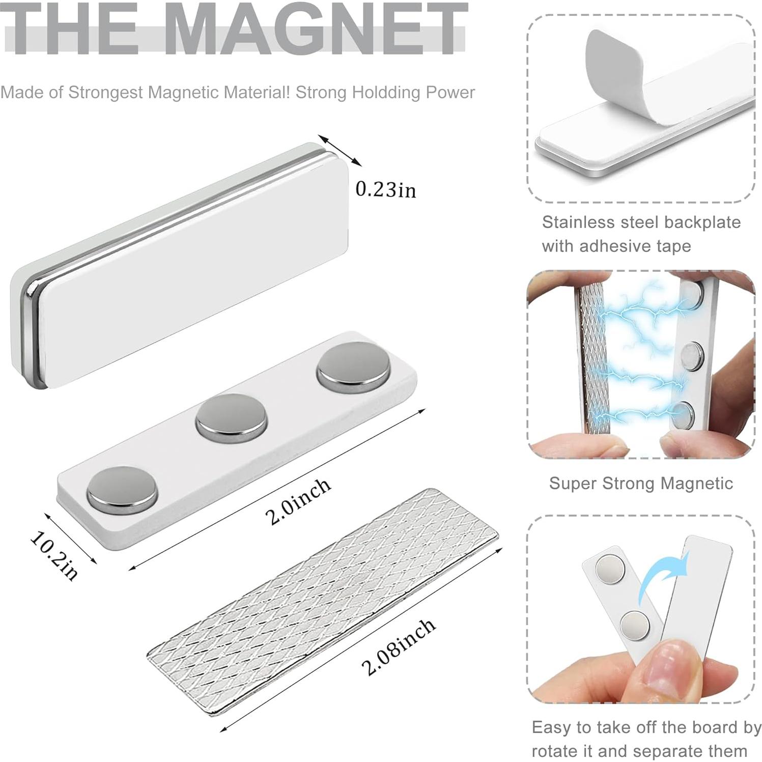 Cierre Magnético para Cortinas Blackout BirdNest 12 Pares