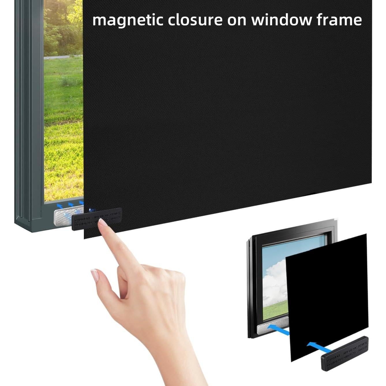 Cierre Magnético para Cortinas Blackout BirdNest 12 Pares