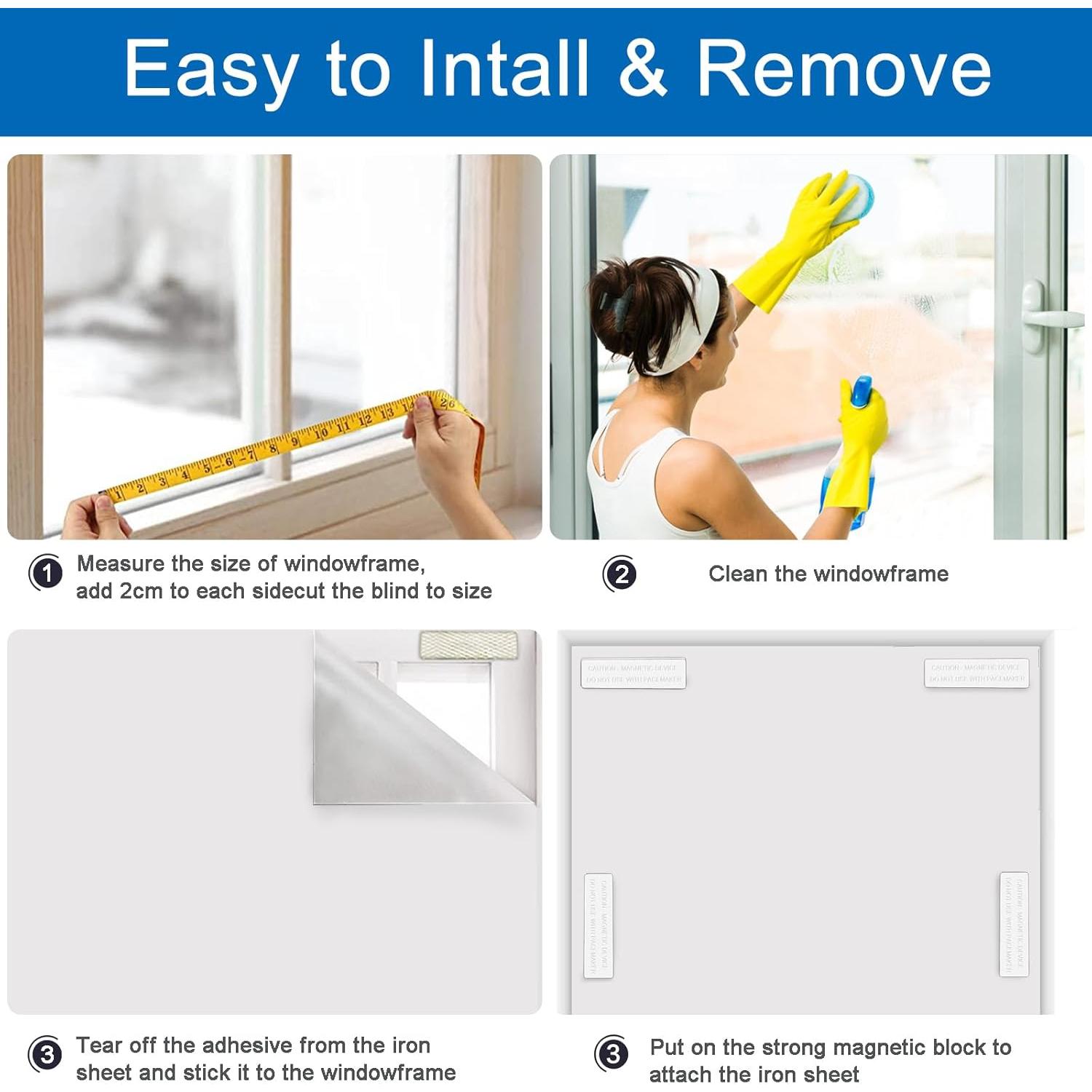 Cierre Magnético para Cortinas Blackout BirdNest 12 Pares