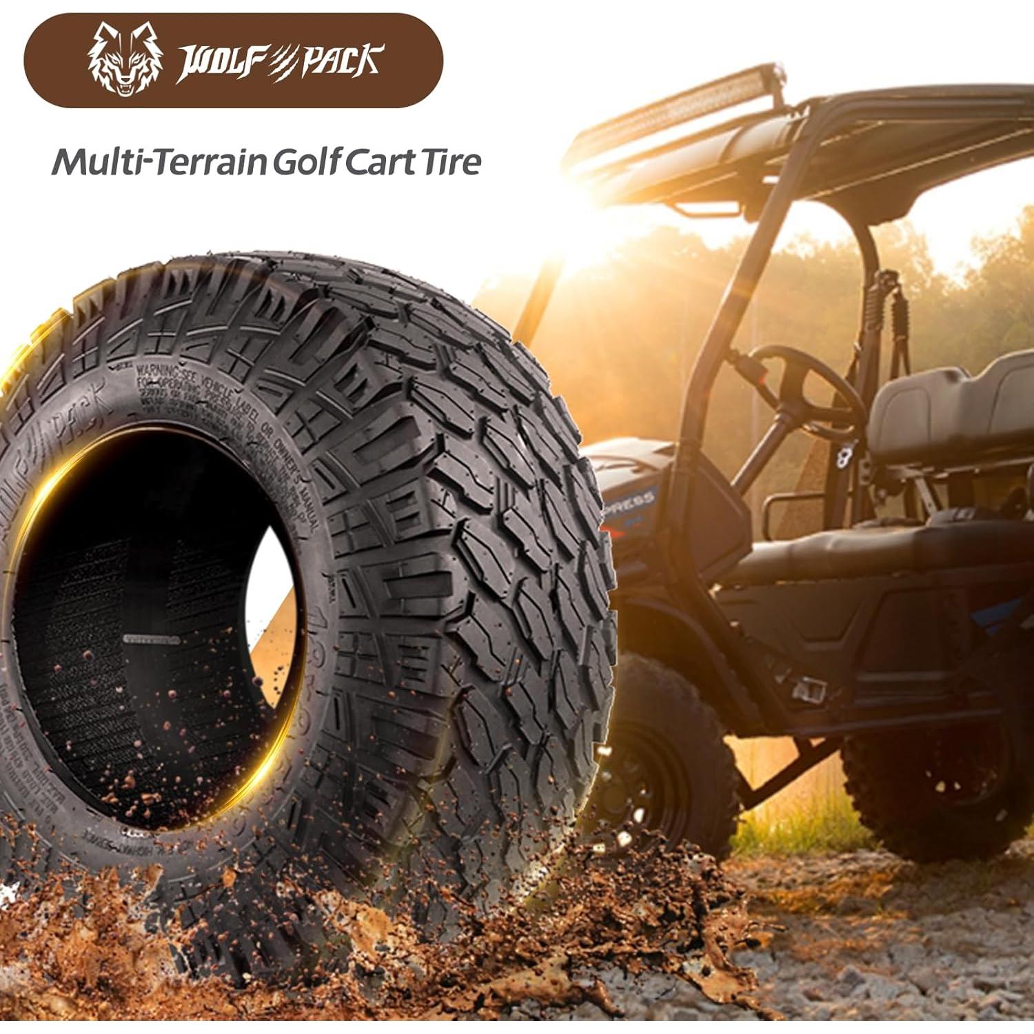 Neumáticos WOLF PACK 215/40-12 para Carro de Golf Todo Terreno