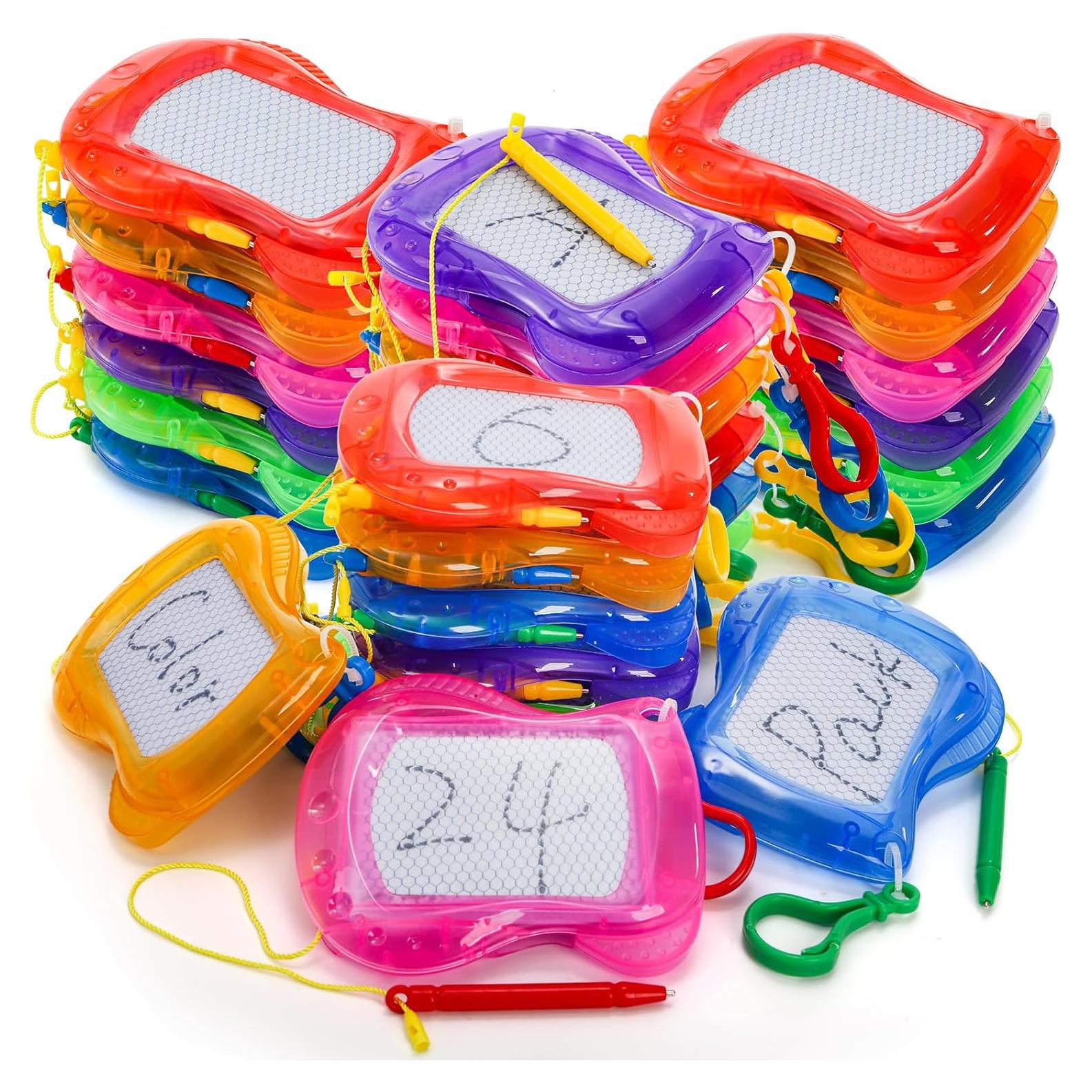 Peohud Paquete de 24 Mini Tableros Magnéticos de Dibujo