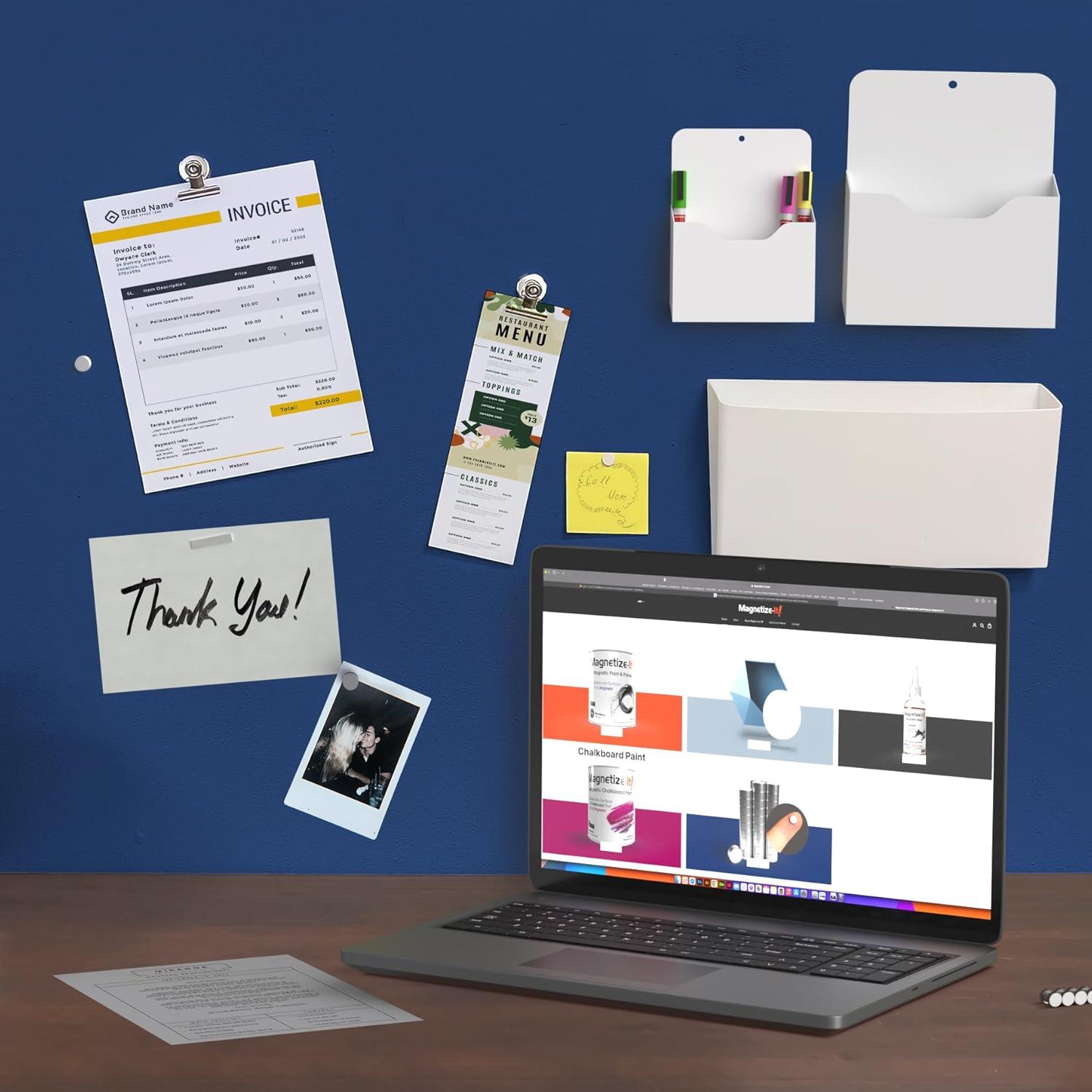 Pintura Magnética a Base de Agua Magnetiza! 1L Negro