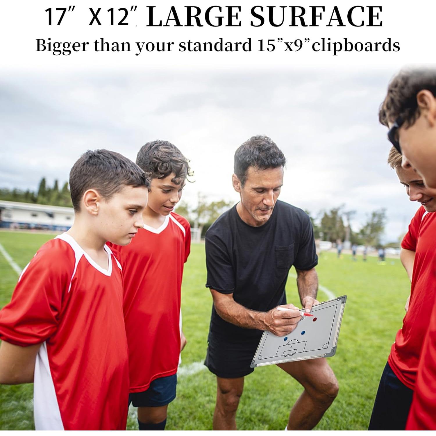 Tablero de Entrenamiento de Fútbol Suprwin S-L Magnético 44x33 cm