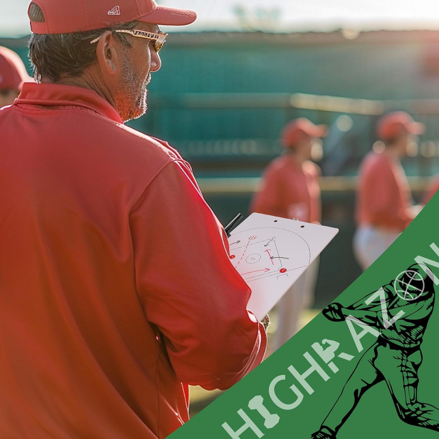 Portaplanos de béisbol magnético HIGHRAZON con 40 tarjetas