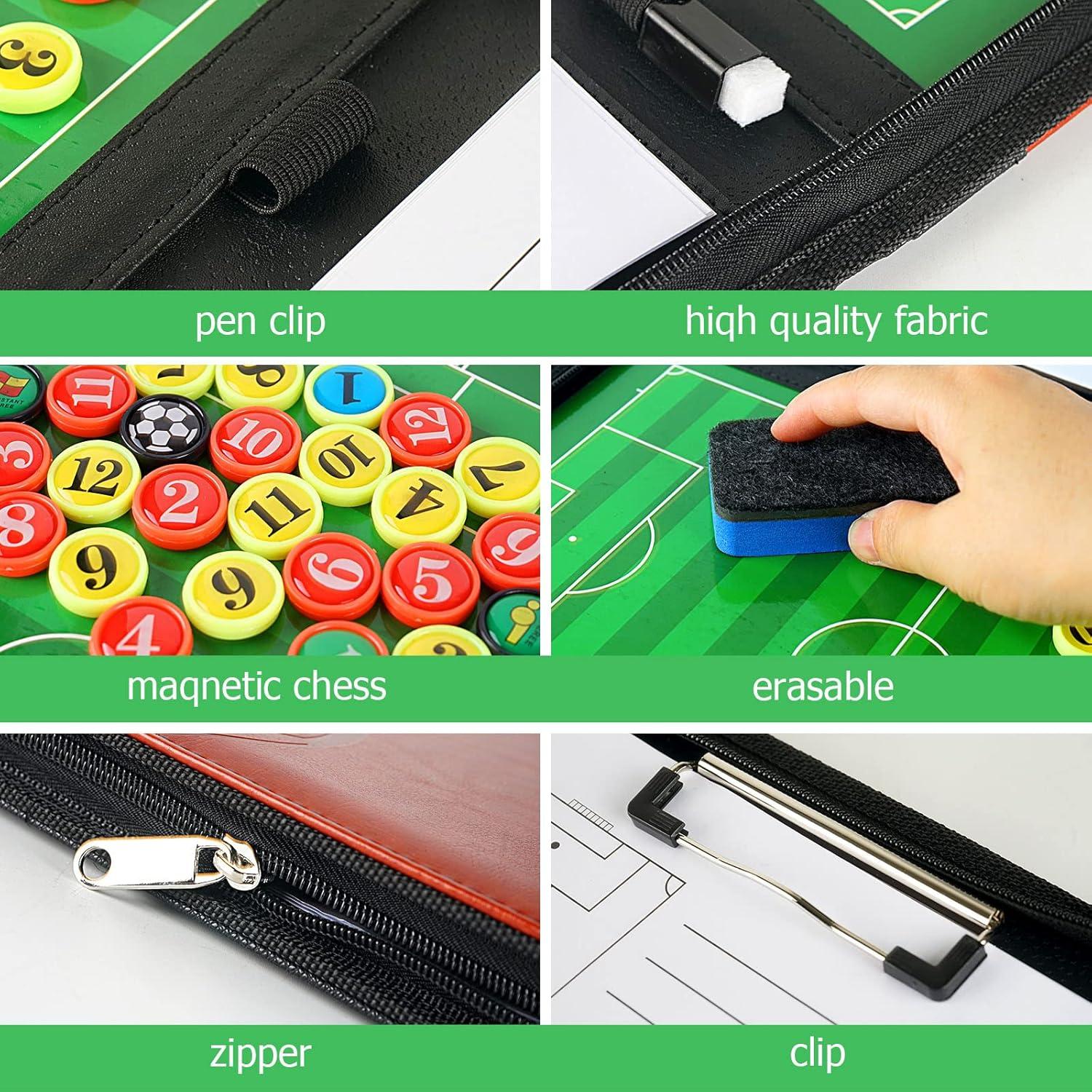 Tablero Táctico de Fútbol Magnético Pure Vie 52x34 cm