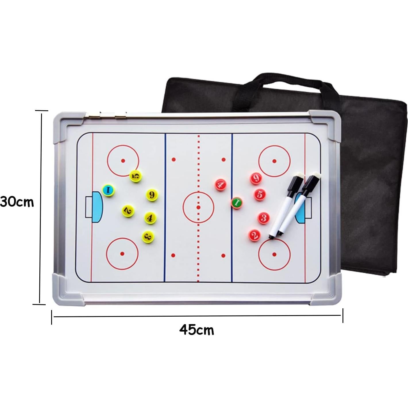 Tablero de Entrenamiento de Hockey sobre Hielo RoseFlower 45x30cm