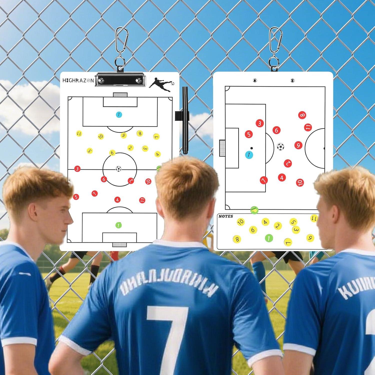 Pizarra Magnética para Entrenadores de Fútbol HIGHRAZON 35.56x22.86cm
