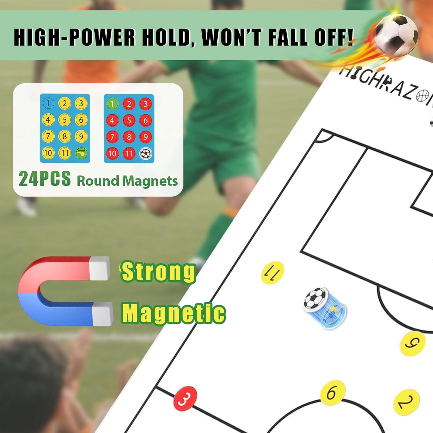 Pizarra Magnética para Entrenadores de Fútbol HIGHRAZON 35.56x22.86cm