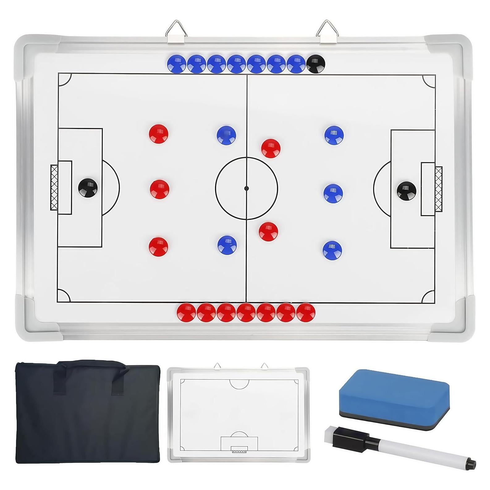 Tablero de Entrenamiento de Fútbol Awagas Doble Cara 45.72x30.48cm