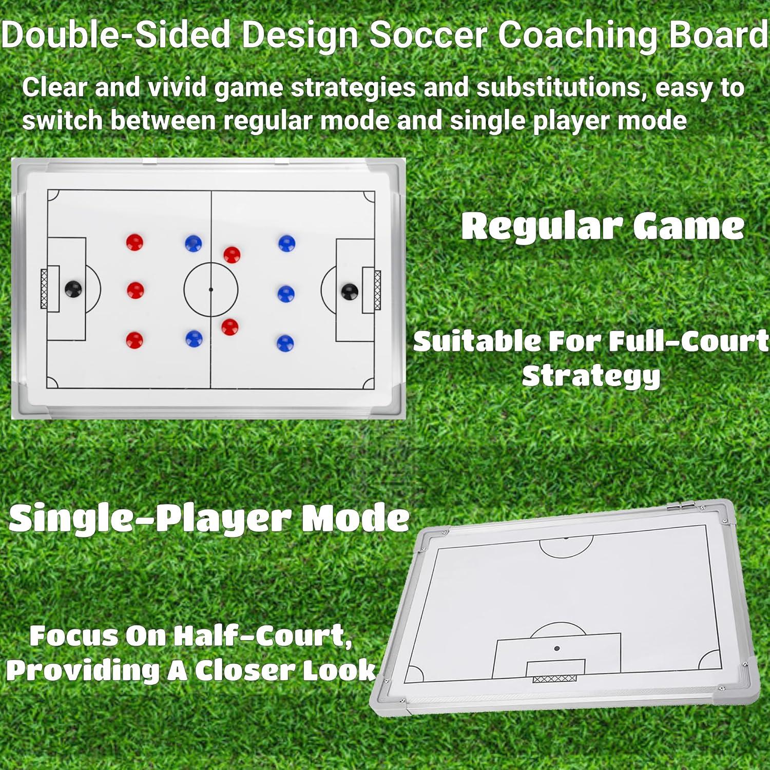 Tablero de Entrenamiento de Fútbol Awagas Doble Cara 45.72x30.48cm