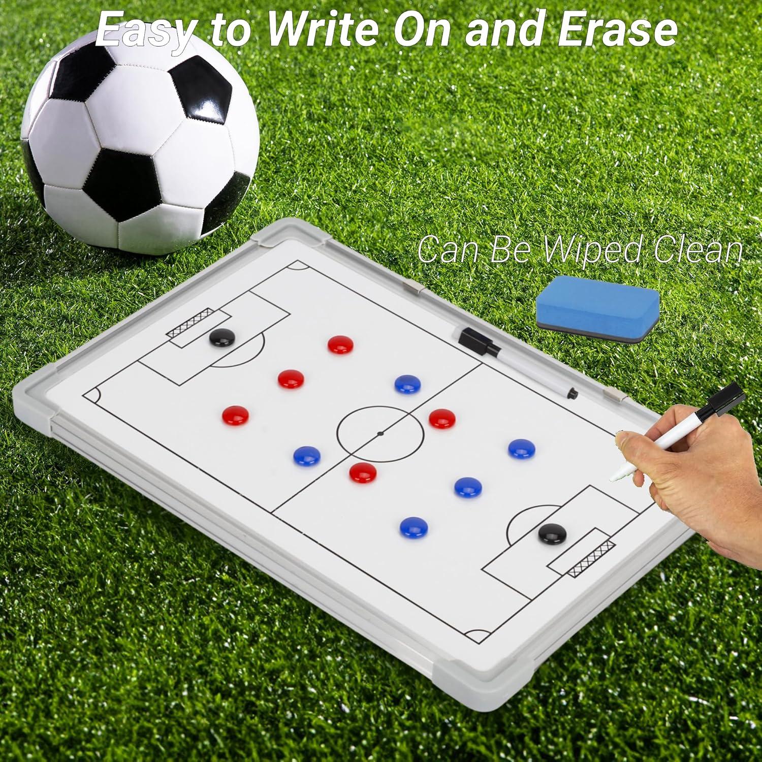 Tablero de Entrenamiento de Fútbol Awagas Doble Cara 45.72x30.48cm