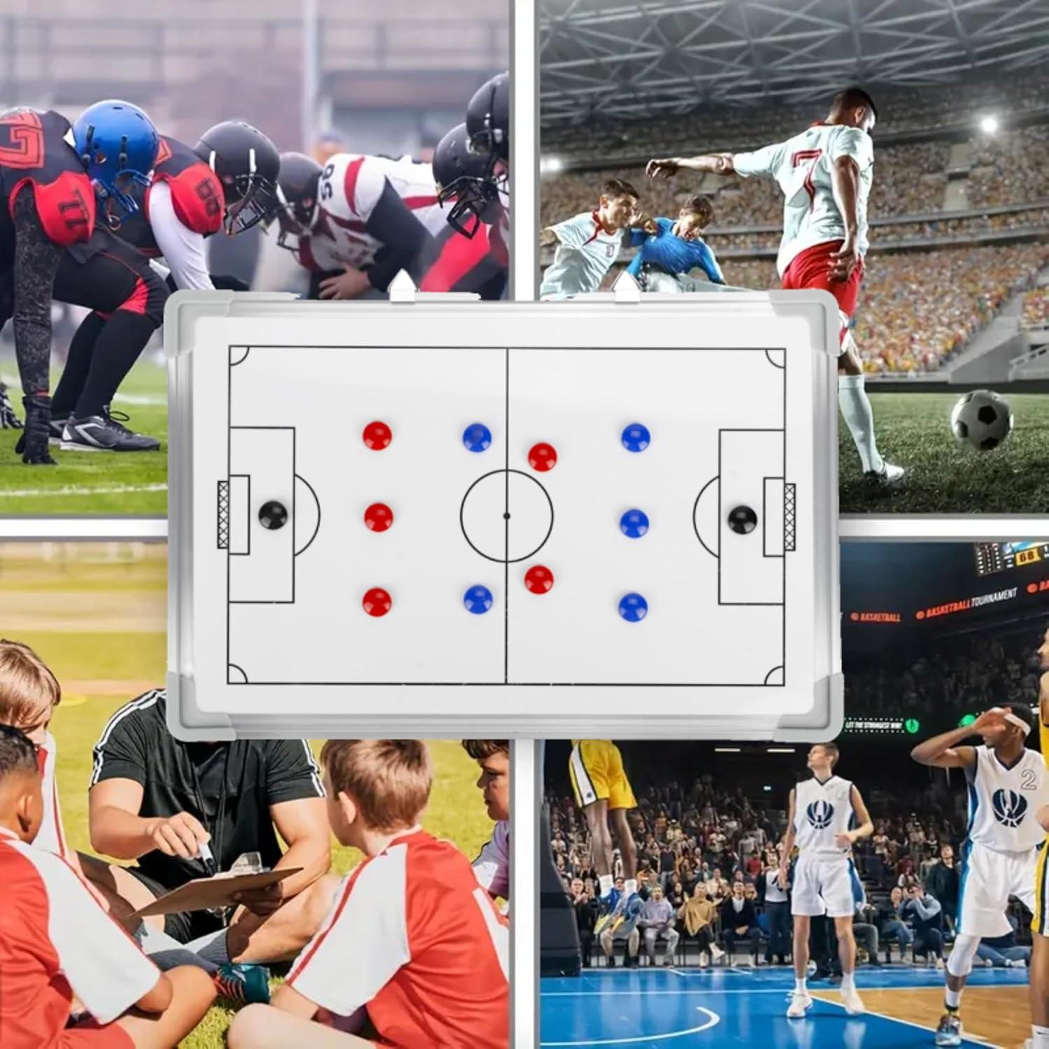 Tablero de Entrenamiento de Fútbol Awagas Doble Cara 45.72x30.48cm