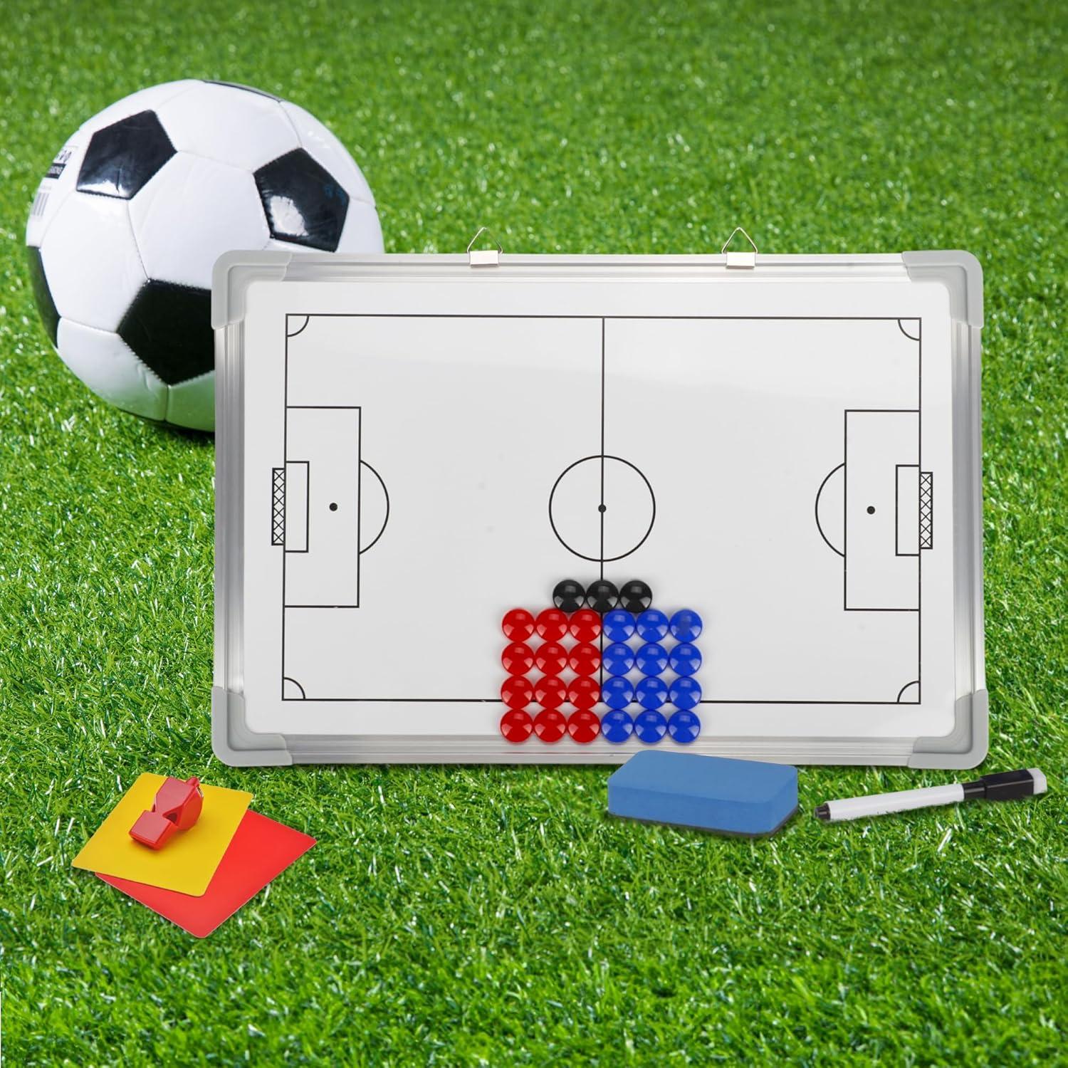 Tablero de Entrenamiento de Fútbol Awagas Doble Cara 45.72x30.48cm