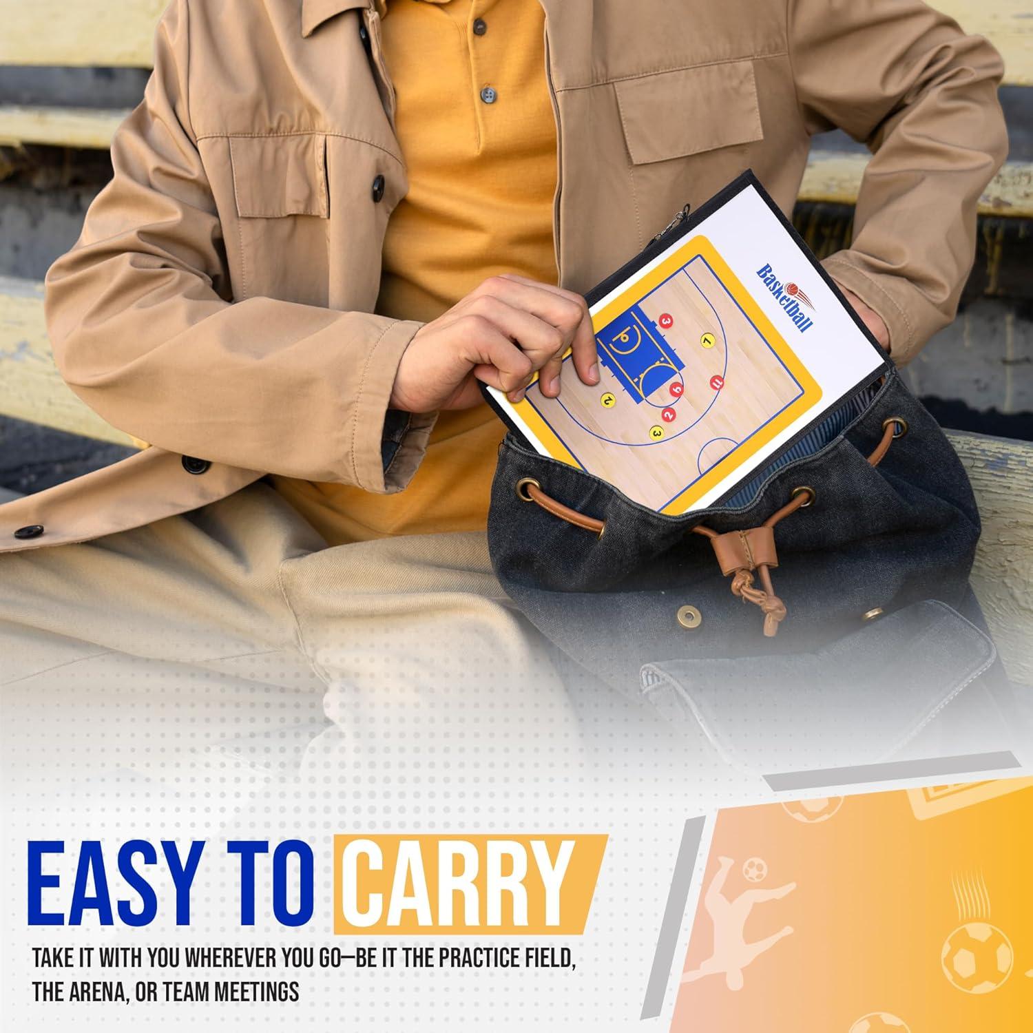 Tablero de Entrenamiento ZPU Plegable para Baloncesto 53.8x32cm