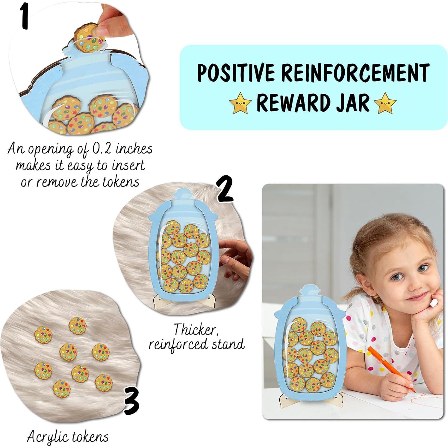 Tarro de Recompensas Magnético JarThenaAMCS con 50 Fichas